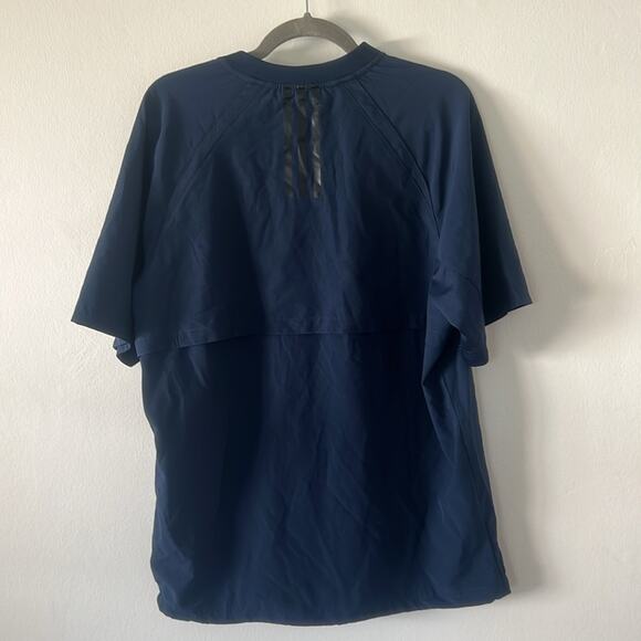 ADIDAS Men’s Triple Stripe Short Sleve Batting Jacket - Picture 6 of 8